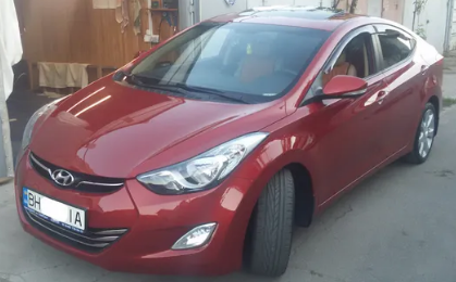 Дефлекторы окон (ветровики) Hyundai Elantra V Sd 2011 (Хюндай Элантра) Кобра Тюнинг